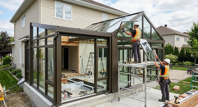 Enclosed Patio Installation