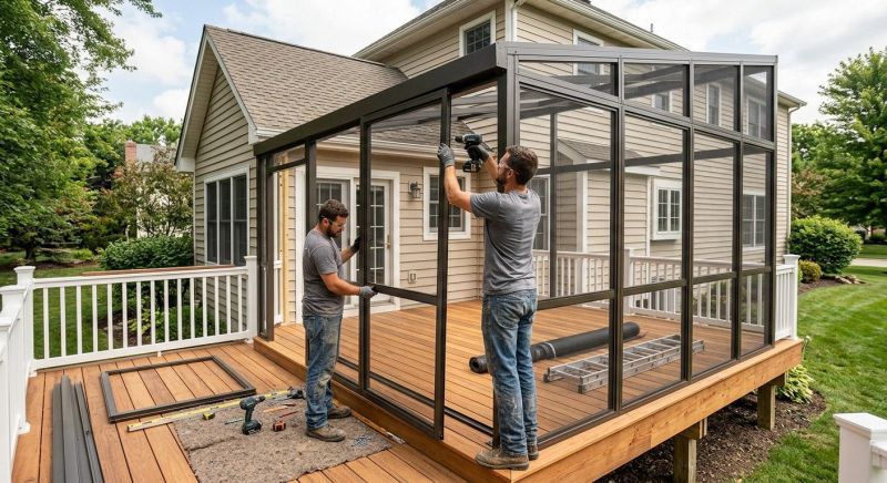Deck Enclosure Construction in Cincinnati, OH