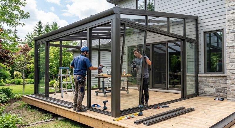 Enclosed Deck Installation in Longmont, CO