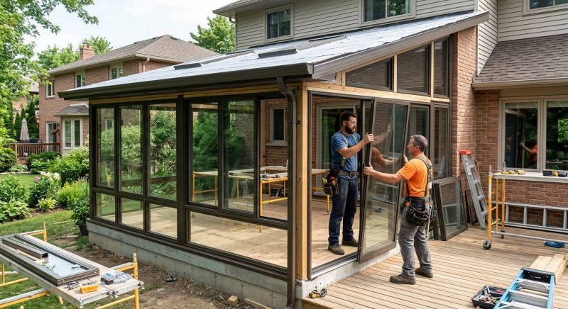 Enclosed Patio Installation in Austin, TX