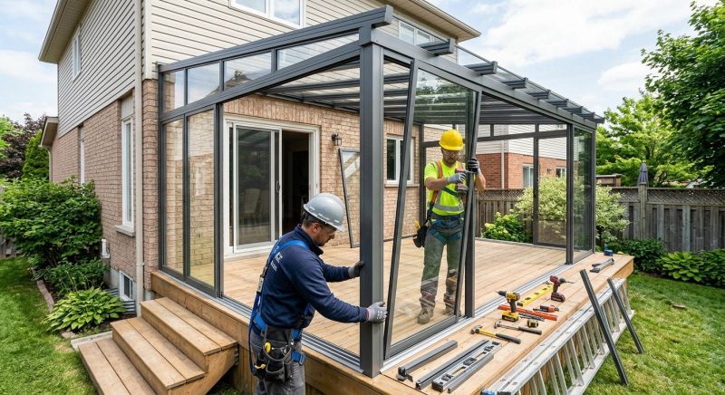Lanai Enclosure Installation in Dallas, TX
