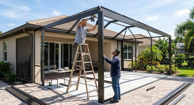 Lanai Enclosure Installation in Boulder, CO