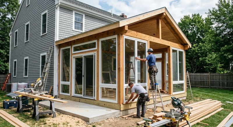 Porch Enclosure Installation in Nashville, TN