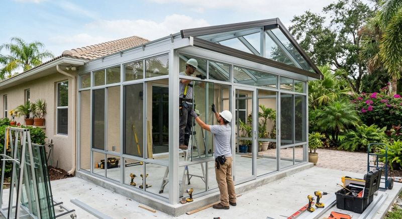 Solarium Installation in Austin, TX