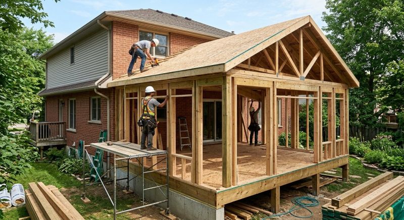 Sunroom Addition Construction in Charlotte, NC