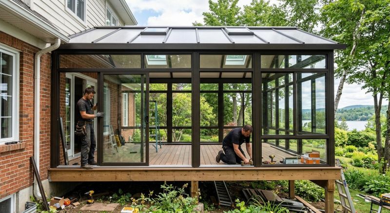 Three Season Room Installation in Nashville, TN